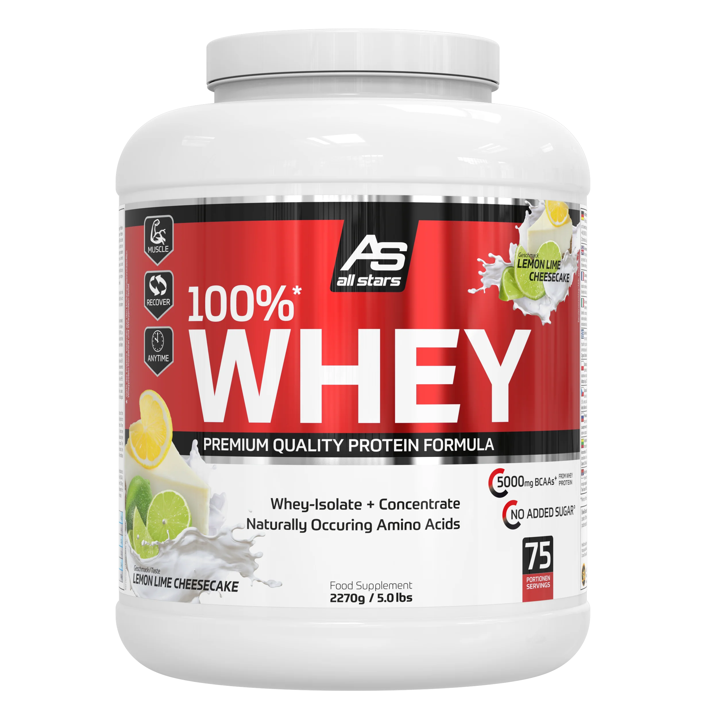 100% Whey Protein - 2270g Dose - Image 87