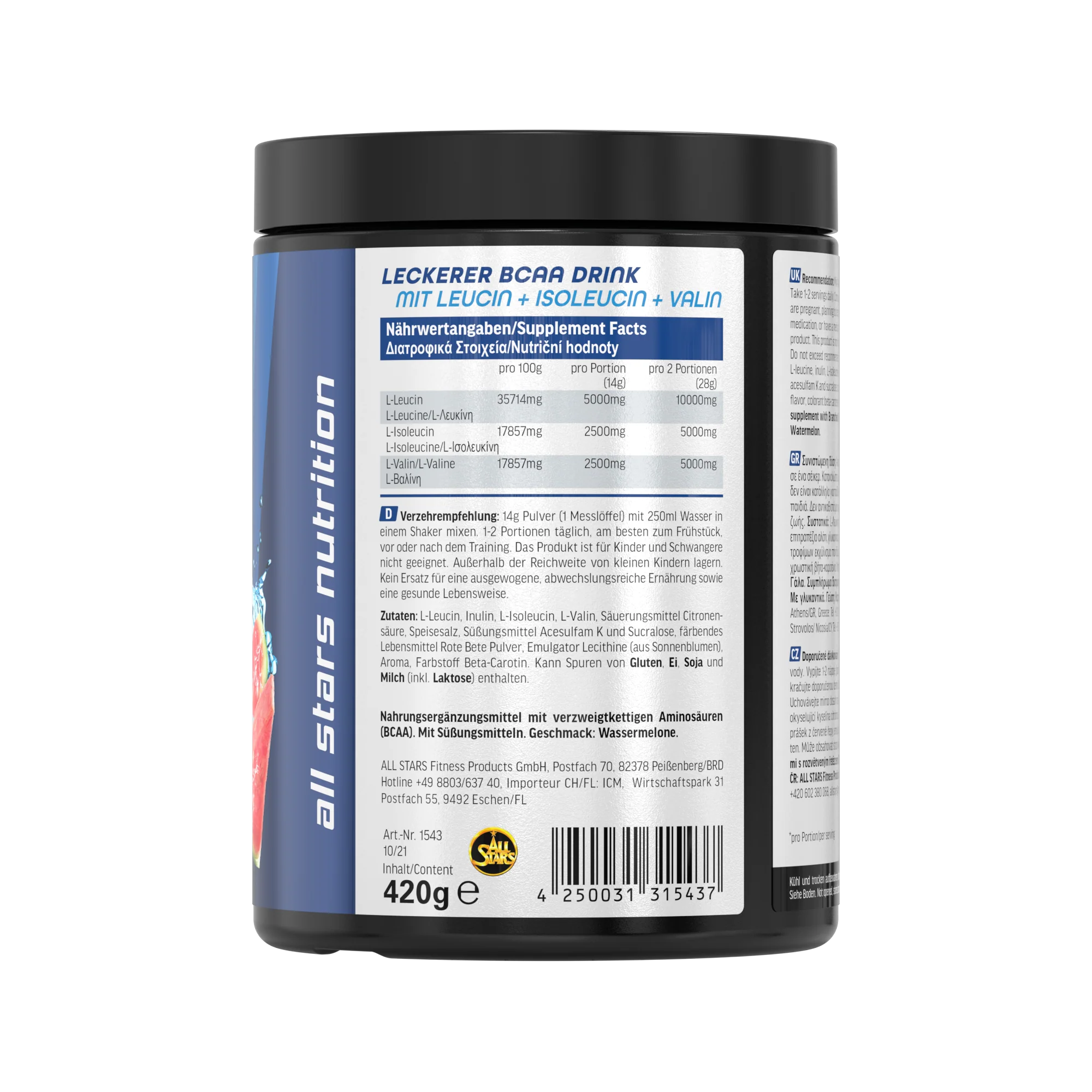 BCAA Powder - 420g Dose - Image 17